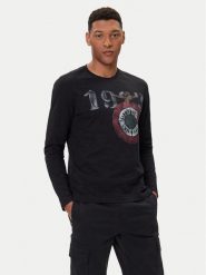 Aeronautica Militare Longsleeve 252TS2487UJ00709 Czarny Regular Fit. Czarne bluzki z długim rękawem męskie Aeronautica Militare, l, bez wzorów, z bawełny, bez kołnierzyka. Za 439.99 zł.