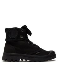 Palladium Trapery Baggy 92353060M Czarny. Czarne śniegowce i trapery damskie Palladium, z materiału. Za 259.99 zł.