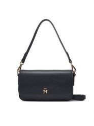 Tommy Hilfiger Torebka Th Icon Conv AW0AW17677 Granatowy. Niebieskie torebki do ręki damskie Tommy Hilfiger, bez wzorów, ze skóry, bez dodatków. Za 509.99 zł.