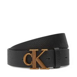 Pasek Męski Calvin Klein. Czarne paski damskie Calvin Klein, bez wzorów. Za 169.99 zł.