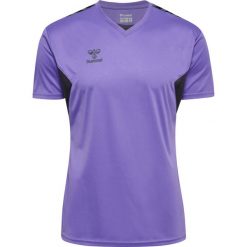 Jersey Hummel Authentic. Fioletowe koszulki sportowe męskie Hummel, bez wzorów, z jersey, bez kołnierzyka, bez ramiączek, do piłki nożnej. Za 152.50 zł.