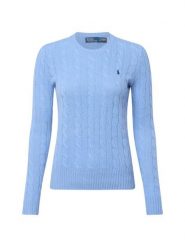 Polo Ralph Lauren Sweter z zawartością kaszmiru Kobiety Kaszmir niebieski, XS. Niebieskie swetry damskie Polo Ralph Lauren, xs, bez wzorów, z dzianiny, bez kołnierzyka, bez ramiączek, bez kaptura. Za 999.95 zł.