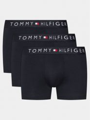 Tommy Hilfiger Komplet 3 par bokserek UM0UM03180 Granatowy. Niebieskie bokserki męskie Tommy Hilfiger, m, bez wzorów, z bawełny. Za 179.99 zł.