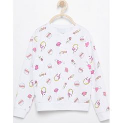 Bluza z nadrukiem - Biały. Bluzy dla dziewczynek marki Reserved. Za 119.99 zł.