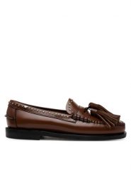 Weekend Max Mara Loafersy 2515521014670 Brązowy. Brązowe mokasyny damskie Weekend Max Mara, ze skóry. Za 1,079.00 zł.