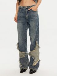 One Teaspoon Jeansy 26510 Niebieski Wide Leg. Niebieskie jeansy damskie One Teaspoon. Za 379.99 zł.