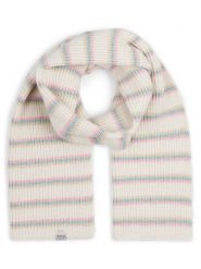 Ragwear Szalik - Fluky Stripes Kobiety Sztuczne włókno beżowy|biały, ONE SIZE. Białe szaliki i chusty damskie Ragwear, bez wzorów, z włókna, eleganckie. Za 89.95 zł.