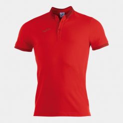 Koszulka polo do tenisa dla chłopców Joma Bali II. Czerwone t-shirty dla chłopców Joma, bez wzorów, z bawełny, bez ramiączek. Za 125.50 zł.