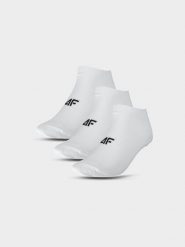 4F Skarpety casual przed kostkę (3-pack) męskie - białe 43-46. Białe skarpety męskie 4f, bez wzorów, z bawełny. Za 44.99 zł.