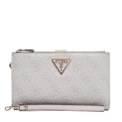 Portfel Guess. Białe portfele damskie Guess, z aplikacjami. Za 264.99 zł.