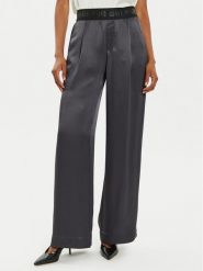 OUI Spodnie materiałowe 88773 1240807 Szary Relaxed Fit. Szare spodnie materiałowe damskie Oui, bez wzorów, z materiału. Za 489.99 zł.