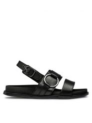 Lasocki Sandały ARC-IGA-05 Czarny. Czarne sandały damskie Lasocki, bez wzorów, ze skóry, bez obcasa, na płaskiej podeszwie, bez zapięcia. Za 179.99 zł.