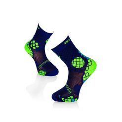 Niebiesko-żółte skarpetki kompresyjne do biegania. Niebieskie skarpety damskie TRY TO FLY, bez wzorów. W wyprzedaży za 67.34 zł.