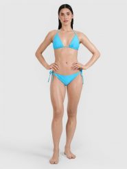 4F Dół od bikini damski - turkusowy L. Niebieskie bikini damskie 4f, na lato, l, bez wzorów. W wyprzedaży za 39.99 zł.