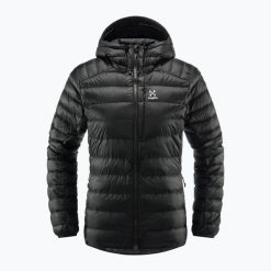 Kurtka puchowa damska Haglöfs Roc Down Hood. Czarne kurtki damskie Haglöfs, na zimę, xs, bez wzorów, z puchu, bez kaptura. Za 719.99 zł.