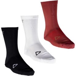 Skarpety rowerowe LEATT Socks MTB Endurance (3 pary). Białe skarpety męskie LEATT, bez wzorów. Za 264.05 zł.