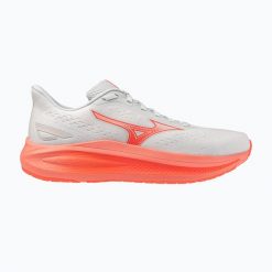 Buty do biegania damskie Mizuno Fortrush. Niebieskie obuwie sportowe damskie Mizuno, bez wzorów, z materiału, do biegania. Za 419.99 zł.