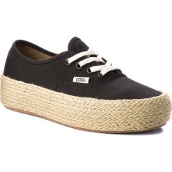 Espadryle VANS - Authentic Platfor VN0A3NAQBLK Black. Espadryle damskie marki Vans. W wyprzedaży za 219.00 zł.