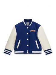 Guess Kurtka bomber N6YL05 W2667 Niebieski Regular Fit. Niebieskie kurtki i płaszcze dla chłopców Guess, z aplikacjami, z syntetyku, bez kaptura. Za 394.99 zł.