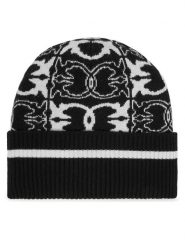 PINKO Czapka Bulgaria 105991 A2YO Czarny. Czarne rękawiczki damskie Pinko, na zimę, bez wzorów, z materiału. Za 389.99 zł.