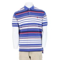 Second life - Krótki rękaw Męskie Polo Niebieskie - Stan bardzo dobry. Niebieskie koszulki polo męskie Ralph Lauren, m, bez wzorów, sportowe, bez ramiączek. Za 127.76 zł.