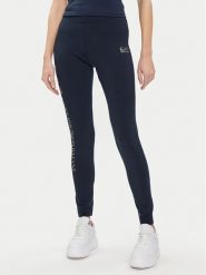 EA7 Emporio Armani Szorty sportowe 3DTS51 TJTXZ 1555 Granatowy Regular Fit. Niebieskie szorty sportowe damskie EA7 Emporio Armani, xl, bez wzorów, z bawełny, sportowe. Za 219.99 zł.