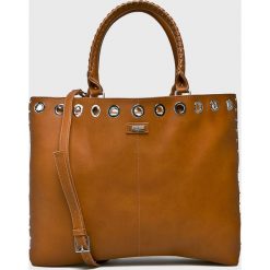 Pepe Jeans - Torebka Lirys. Brązowe torby na ramię damskie Pepe Jeans. Za 359.90 zł.