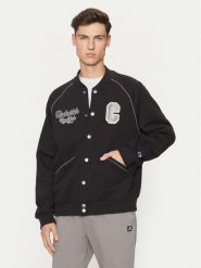 Champion Bluza 220443 Czarny Loose Fit. Czarne bluzy męskie Champion, l, bez wzorów, z bawełny, bez kaptura. Za 269.99 zł.