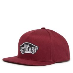 Czapka z daszkiem Vans. Czerwone czapki i kapelusze męskie Vans, bez wzorów. Za 139.99 zł.