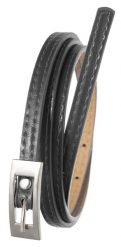 Pasek damski szary Cavaldi BB-CV-11 GRAY. Szare paski damskie 4U Cavaldi, z aplikacjami, ze skóry, eleganckie. Za 8.00 zł.