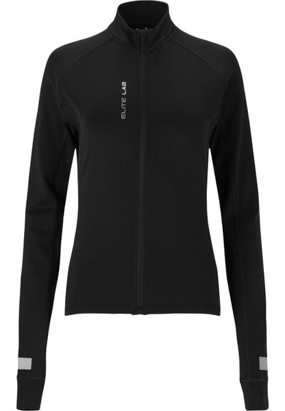 Kurtka termiczna damska Elite Lab Elite X1. Czarne kurtki damskie ELITE LAB, bez wzorów, z dresówki, bez kaptura, na fitness i siłownię. Za 223.00 zł.