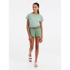 Spodenki dziewczęce Protest PRTFIONA 23 JR shorts. Zielone spodenki dla dziewczynek Protest, bez wzorów, sportowe. W wyprzedaży za 152.99 zł.