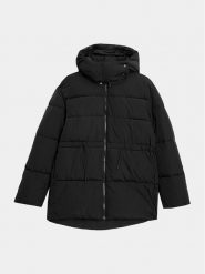 Outhorn Kurtka zimowa OTHAW23TDJAF251 Czarny Regular Fit. Czarne kurtki damskie Outhorn, na zimę, l, bez wzorów, z syntetyku, bez kaptura. Za 239.99 zł.