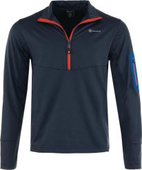 Męska bluza funkcjonalna McKees Eolus - Niebieska rozmiar M. Brązowe bluzy męskie MCKEEVER, m, bez wzorów, z elastanu, bez kaptura, trekkingowe. Za 131.70 zł.