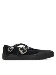 Vans Trampki Mary Jane VN000D9ABLA1 Czarny. Czarne trampki i tenisówki damskie Vans, bez wzorów, z materiału, bez zapięcia. Za 279.99 zł.