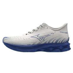 Buty do biegania Mizuno Wave Skyrise 6. Białe buty sportowe męskie Mizuno, bez zapięcia, do biegania, mizuno wave. W wyprzedaży za 538.80 zł.