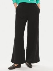 Gap Spodnie materiałowe 855967-00 Czarny Relaxed Fit. Czarne spodnie materiałowe damskie GAP, xl, bez wzorów, z bawełny. Za 269.99 zł.
