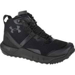 Buty Under Armour Micro G Valsetz Mid 3023741-001 czarne. Czarne trekkingi męskie . Za 701.15 zł.