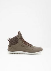Buty barefoot marki Kangaroos z elastyczną podeszwą. Szare obuwie sportowe damskie bonprix, bez wzorów. Za 189.99 zł.