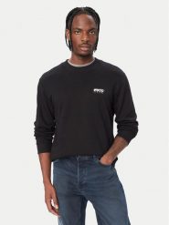HUGO Bluza Nodacrew 50572390 Czarny Regular Fit. Czarne bluzy męskie Hugo, m, bez wzorów, z bawełny, bez kaptura. Za 296.99 zł.