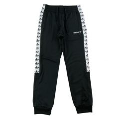 Second life - Spodnie dresowe męskie Originals Pasek Trefoil - Jak nowy. Czarne paski damskie Adidas, m, bez wzorów, z dresówki, do biegania. Za 186.06 zł.