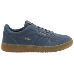 Sneakersy damskie Gola Hawk Suede 86. Niebieskie obuwie sportowe damskie Gola, bez wzorów, trekkingowe. Za 415.00 zł.