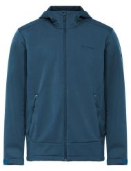 Kurtka softshellowa M Everhike Hoody. Niebieskie kurtki męskie Vaude, na zimę, m, bez wzorów, z materiału, sportowe, z kapturem. Za 573.35 zł.