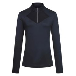Techniczna koszulka do jazdy konnej z długim rękawem dla dziewczynki Imperial Ri. Czarne t-shirty i topy dla dziewczynek IMPERIAL RIDING, bez wzorów, bez ramiączek. Za 211.00 zł.