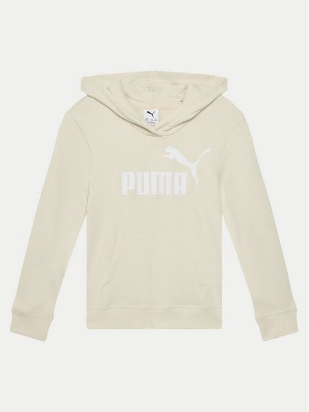 Puma Bluza Ess No. 1 Logo 684897 Beżowy Regular Fit. Brązowe bluzy dla dziewczynek Puma, bez wzorów, z bawełny, bez ramiączek, bez kaptura. Za 89.99 zł.