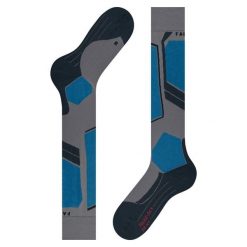 Skarpetki Falke SK4 Advanced. Szare skarpety męskie Falke, bez wzorów. Za 163.50 zł.