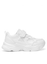 Kappa Sneakersy V3-4061 Biały. Białe buty sportowe dziewczęce Kappa, bez wzorów, z materiału, bez zapięcia. Za 139.99 zł.