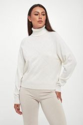 Golf damski wełniany z jedwabiem PESERICO. Swetry damskie Peserico, bez wzorów, z wełny, bez kołnierzyka, bez ramiączek, bez kaptura. Za 2,649.00 zł.