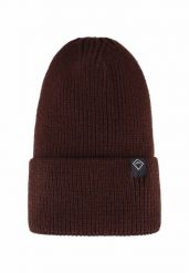 Zimowa czapka damska beanie H-CHILLI. Brązowe czapki i kapelusze damskie Volcano, na jesień, bez wzorów, z dzianiny, klasyczne. Za 69.99 zł.
