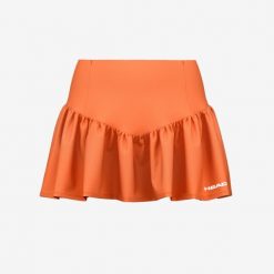 MOVE Skort Women. Brązowe koszulki sportowe damskie Head, bez wzorów, z tkaniny, bez kołnierzyka, bez ramiączek, tenisowe. Za 236.90 zł.